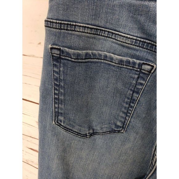 Isabel Maternity Ingrid & Isabel Jeggings size 16 straight leg denim blue jeans - Picture 6 of 12